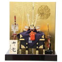 五月人形 兜 平飾り 12号 幅65cm(245to0511)粟田口清信 一枚物 京甲冑 金箔月に竹屏風 ym1085(gk14/yb1020/yd1020/y...