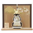 五月人形 木目込鎧 平飾り 木目込み鎧飾り 幅45cm(245to0599)鈴木國与志 しろがねの風 楓屏風富士桜 ym1034(gk179/yb1002/gs...