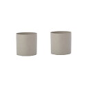 花・観葉植物用ポット アスタ 11 W Metal POT (2個入り) 33018 底穴なし 鉢タイプ (代引き不可) ミニ鉢カバー FARM (p171)