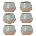 花・観葉植物用ポット ライラ 11 B Ceramic POT (6個入り) 40098 底穴なし 鉢タイプ (代引き不可) ミニ鉢カバー FARM (p65)