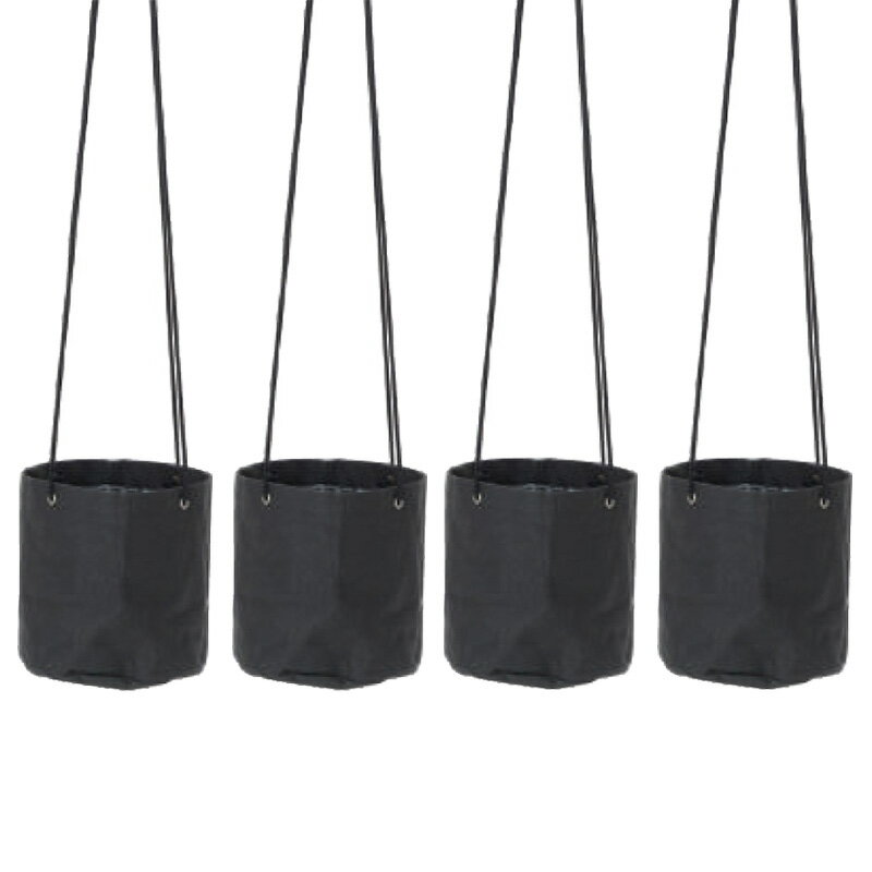 花・観葉植物用ポット クラフトペーパーポット ハンギング 16 K HANGING （4個入り） 56011 底穴なし ウォッシャブル・クラフトペーパーポット製 （代引き不可） ハンキング鉢カバー 吊るしタイプ FARM (p231)