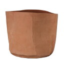 花・観葉植物用ポット レザーポット 38 ブラウン Leather POT (1個入り) 56044 底穴なし 革製 (代引き不可) 大型鉢カバー FARM (p147)