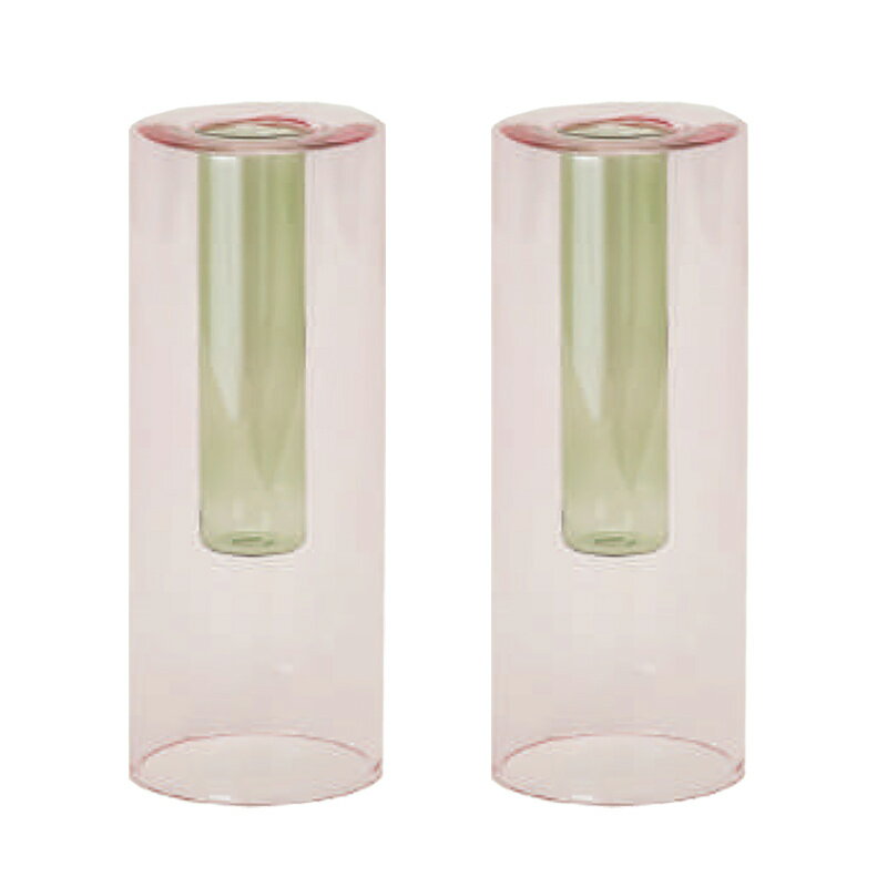 花・観葉植物用ポット リバーシブル ベイス P VASE （2個入り） 67019 花瓶 （代引き不可） 小型サイズ..