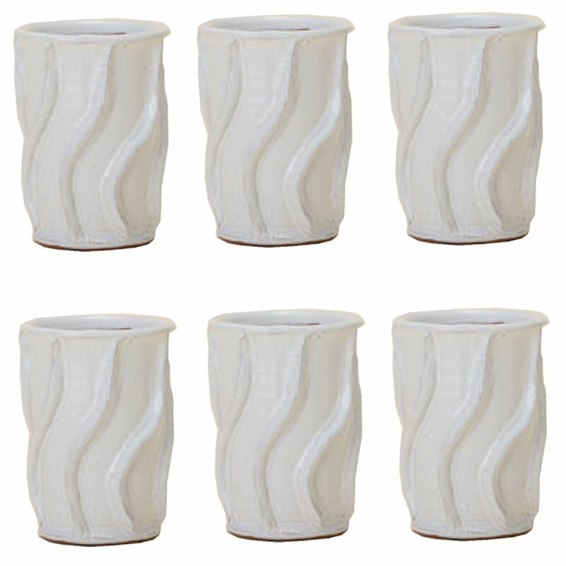 花・観葉植物用ポット シーラ 16 Ceramic POT （6個入り） 71104 底穴なし 鉢タイプ （代引き不可） ミ..