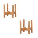 花・観葉植物用ポット ウッドスタンド ミドル 丸脚 15 STAND (2個入り) 77132 木製 (代引き不可) スタンド FARM (p201)
