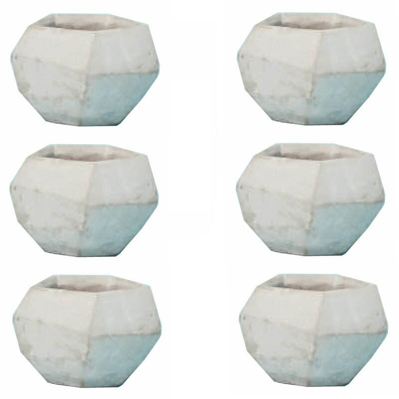 花・観葉植物用ポット グルレ 9 Ceramic POT （6個入り） 80004 底穴なし 鉢タイプ （代引き不可） 小..