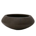 花・観葉植物用ポット ジルダ 15 アンティークブラウン Ceramic POT (1個入り) 94009 底穴なし お盆タイプ (代引き不可) 大型鉢カバー ...