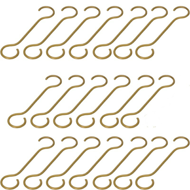 ガーデンアクセサリ Sフック 14 ゴールド tool&accessory （20個入り） 23123 （代引き不可） ガーデン..