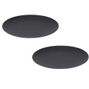 花・観葉植物用ポット スチールソーサー 35 K SAUCER (2個入り) 23130 パウダーコートスチール製 (代引き不可) ソーサー FARM (p21...