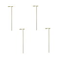 ガーデンアクセサリ ラーケル支柱 S T ステンレスゴールド tool&accessory (4個入り) 33112 (代引き不可) ガーデン雑貨 FARM (p403)