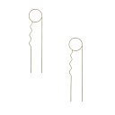 ガーデンアクセサリ ラーケル支柱 L R ステンレスゴールド tool&accessory (2個入り) 33118 (代引き不可) ガーデン雑貨 FARM (...