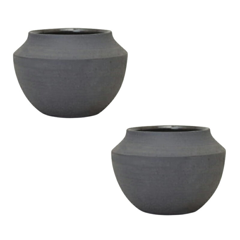 花・観葉植物用ポット ミルッカ 18 H Ceramic POT （2個入り） 34103 底穴なし 鉢タイプ （代引き不可..