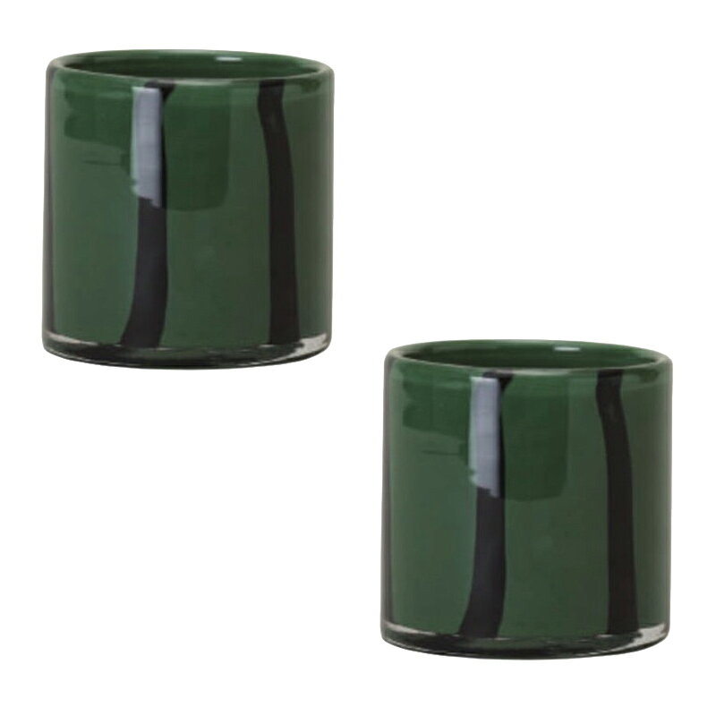 花・観葉植物用ポット エディタ 10 G Glass POT （2個入り） 67032 底穴なし 鉢タイプ （代引き不可） ..