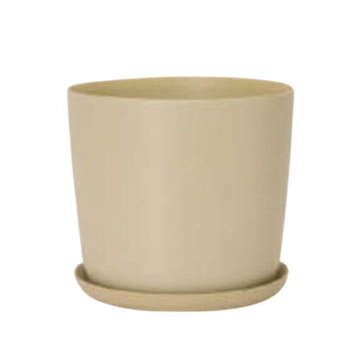 花・観葉植物用ポット エステリ 25 L Recycled Plastic POT （1個入り） 83114 底穴あり 受皿付き （代..