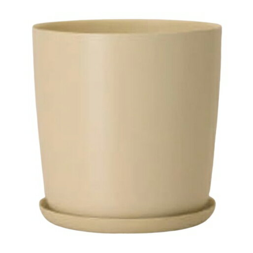 花・観葉植物用ポット エステリ 30 L Recycled Plastic POT （1個入り） 83126 底穴あり 受皿付き （代..