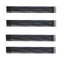 ガーデンアクセサリ ネジ式連結で伸ばせるサポート支柱 60cm ブラック 6本入りパック Grow Veggies (4個入り) 97201 家庭菜園 組立用部...
