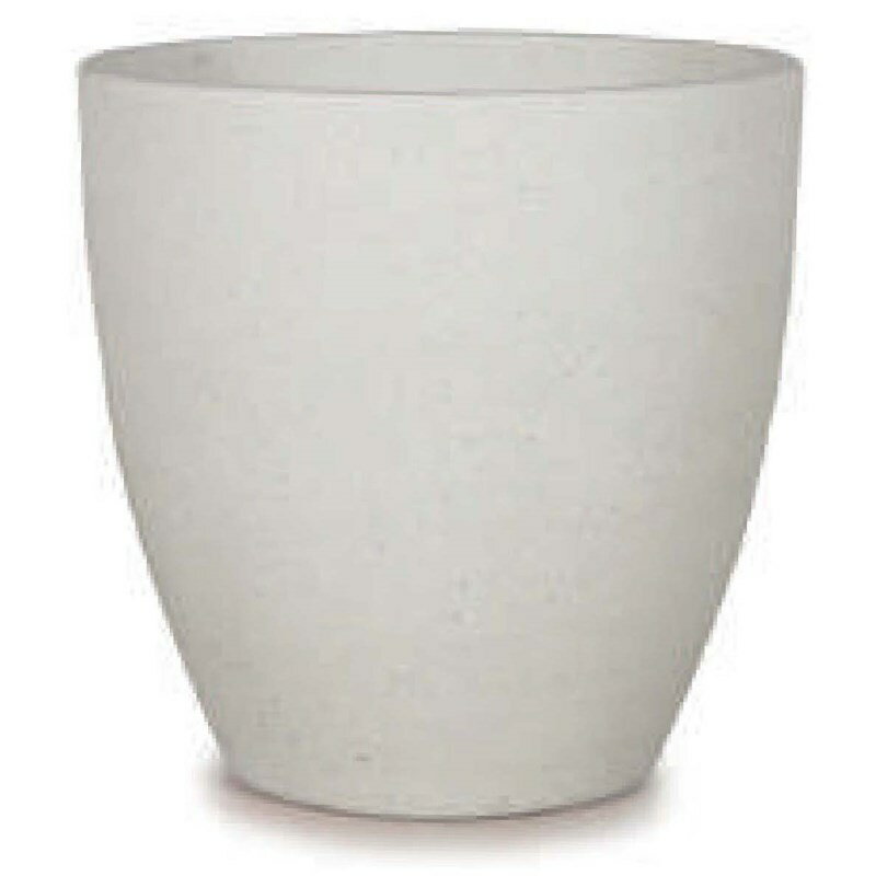花・観葉植物用ポット コーテス ラウンド S 30/A ホワイトテラゾ（1個入り）ct-101w10e [KTp169] 中型..