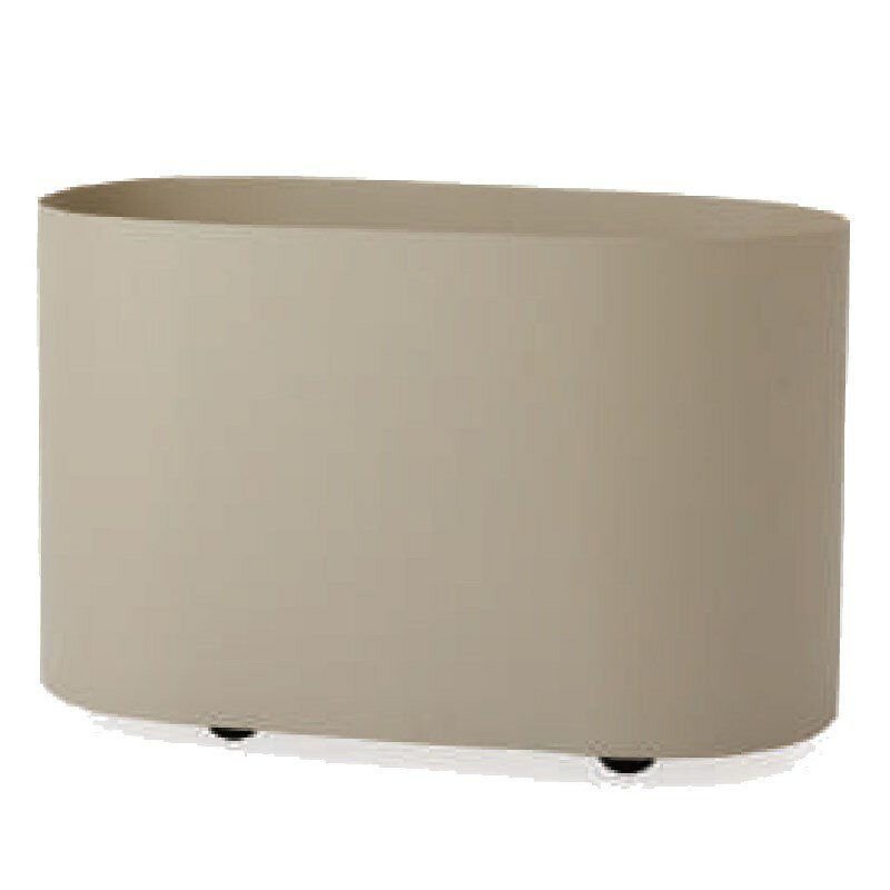 花・観葉植物用ポット フェルム オーバル キャスター付 S 60/A アイボリー（1個入り）fe-702w60c [KTp2..