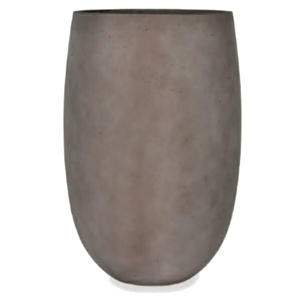 花・観葉植物用ポット ファイバーストーン アウリガ L 50/C アースブラウン（1個入り）fs-aa3c50e [KTp111] 特大鉢カバー （代引き不可）ホテル・オフィスビル・店舗 インテリア エクステリア