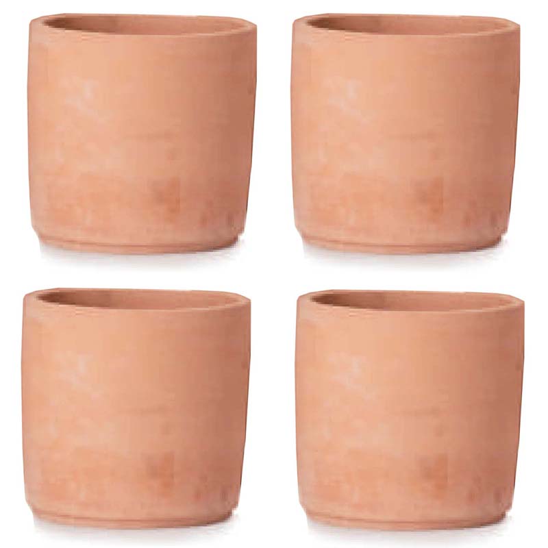 花・観葉植物用ポット インティ シリンダー XS 7号/A（4個入り）in-002t07e [KTp315] 小型ポット （代引き不可）ホテル・オフィスビル・店舗 エクステリア インテリア