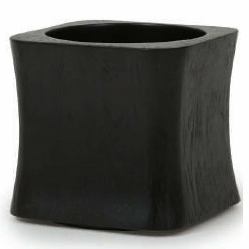 花・観葉植物用ポット ラミー スクエア L 40/A ブラック（1個入り）kol-l2k40e [KTp389] 大型鉢カバー ..