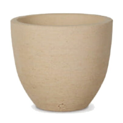 花・観葉植物用ポット コントンポット アンシャル S 12号/A ベージュクレイ（1個入り）kt-901w12e [KTp..
