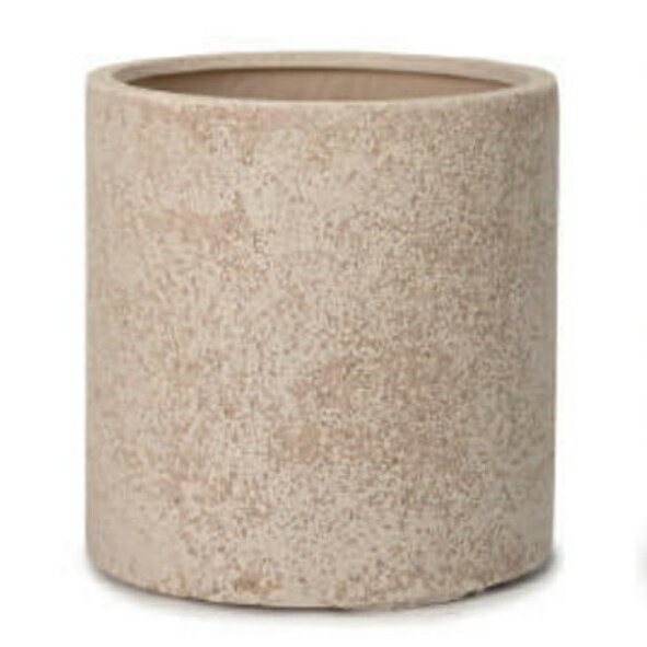 花・観葉植物用ポット サンディ シリンダー M 45/B ベージュ（1個入り）sa-003w45e [KTp53] 大型ポット..