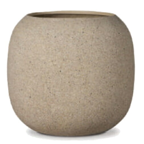 花・観葉植物用ポット サンディ ジャー M 50/B ベージュ（1個入り）sa-005w50e [KTp49] 大型ポット （..