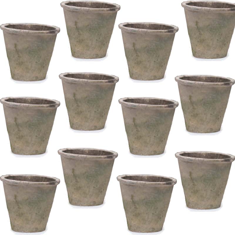 花・観葉植物用ポット モスポット アザレア アンティークホワイト S 5号 白（12個入り）ms-400w05e [KT..