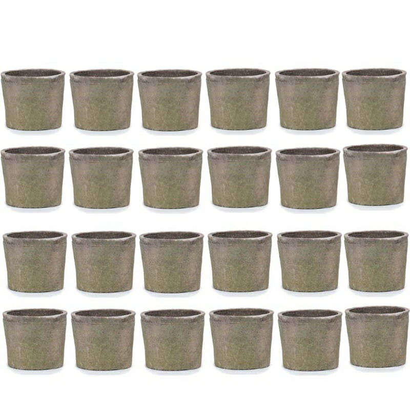 花・観葉植物用ポット モスポット シリンダー アンティークホワイト XS 3号 白（24個入り）ms-700w03e ..