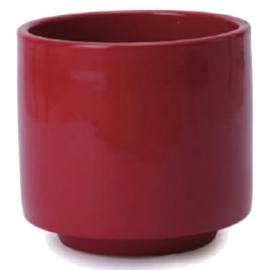花・観葉植物用ポット ビトロ エンデカ M 10号/A レッド釉（1個入り）vt-r11r10v [KTp355] 中型ポット ..