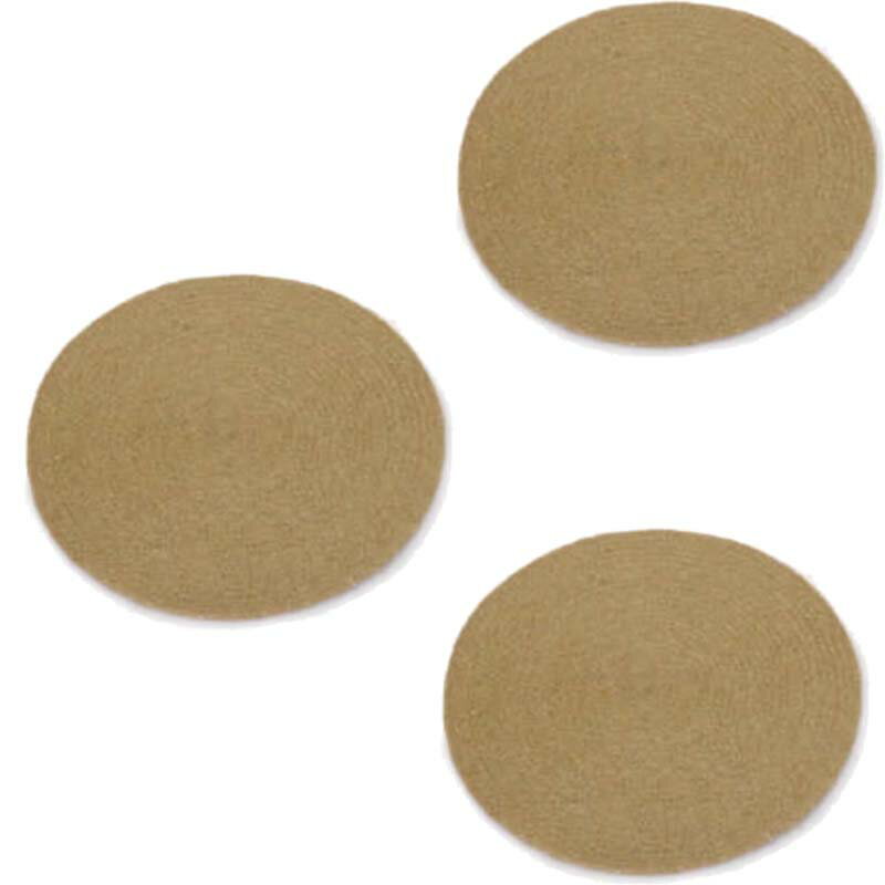 花・観葉植物用ポット用アクセサリ ジュート編み ポットマット 30 ベージュ （3個入り）ac-jpm30be [KTp447] 園芸用品 （代引き不可）ホテル・オフィスビル・店舗 エクステリア ガーデン