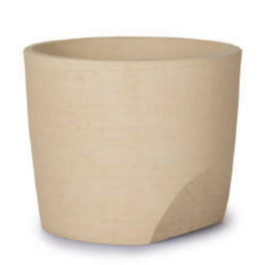 花・観葉植物用ポット コントンポット シン L 15号/B ベージュクレイ（1個入り）kt-902w15e [KTp271] ..