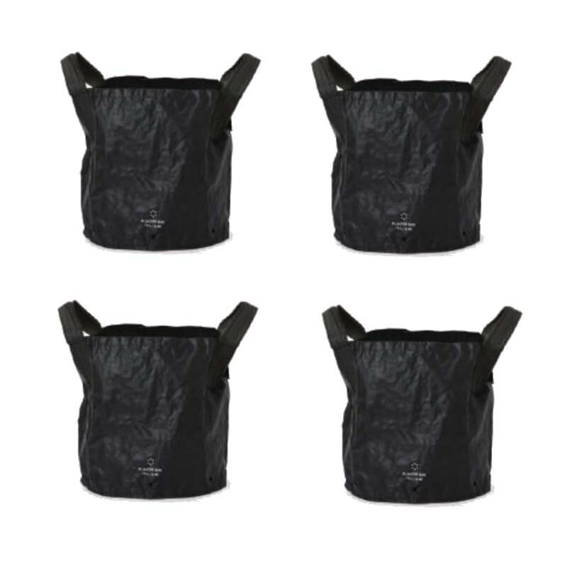 花・観葉植物用ポット プランターバッグ 75L ブラック（4個入り）pb-b1k0046 [KTp267] 園芸用品 （代引..
