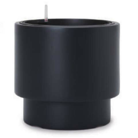 花・観葉植物用ポット ヘオス イェデン M 30/A ブラック（1個入り）pp-hen30ks [KTp253] 中型ポット （..