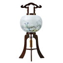 盆提灯 岐阜提灯 置き提灯 銘木行灯 10号 祐泉総紫檀 高さ83cm (P3)(622) 水雷球 電気コード式 初盆 新盆 お盆