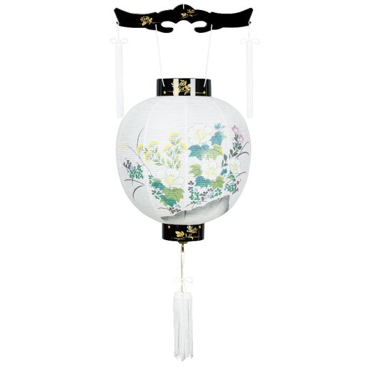 盆提灯 八女提灯 吊り提灯 御殿丸 蒔絵絵入 11号 長さ85cm (P16)(8001-11110ac) LED電池式 初盆 お盆 盆提灯 八女提灯 吊り提灯 御殿丸 蒔絵絵入 11号 長さ85cm (P16)(8001-11110ac) LED電池式 初盆 お盆