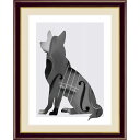 額絵 [Dog＆Cat] 【Violin】 [F4] [山口美咲] [G4-CJ005-F4]【代引き不可】