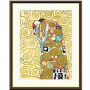 額絵 クリムト 抱擁 f8・f6・f4サイズ 世界の名画シリーズ Klimt gk-a5-j1074(p20) (J1-074) (代引き不可) 洋画 インテリア