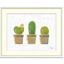 額絵 春田あかり サボテンの鉢植え f8・f6・f4サイズ Pleasant Plants ~愉快な植物たち~ Akari gk-a5-j3s005(p81) (J3-S005) (代引き不可) 現代アート インテリア