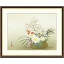 額絵 田村竹世 四君子 f8・f6・f4サイズ 現代日本画シリーズ 花鳥画 年中飾り gk-a5-j4b006(p149) (J4-B006) (代引き不可) 日本画 インテリア