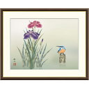 額絵 浮田秋水 菖蒲 f8・f6・f4サイズ 現代日本画シリーズ 花鳥画 夏飾り gk-a5-j4b022(p152) (J4-B022) (代引き不可) 日本画 インテリア