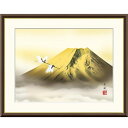 額絵 熊谷千風 金富士飛翔 f8・f6・f4サイズ 現代日本画シリーズ 山水画 富士山 gk-a5-j4c007(p159) (J4-C007) (代引き不可) 日本画 インテリア