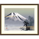 額絵 鈴村秀山 黎明富士 f8・f6・f4サイズ 現代日本画シリーズ 山水画 富士山 gk-a5-j4c008(p159) (J4-C008) (代引き不可) 日本画 インテリア