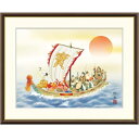 額絵 長江桂舟 七福神 f8・f6・f4サイズ 現代日本画シリーズ 縁起画 gk-a5-j4e001(p162) (J4-E001) (代引き不可) 日本画 インテリア