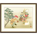 額絵 吉井蘭月 七福神 f8・f6・f4サイズ 現代日本画シリーズ 縁起画 gk-a5-j4e005(p163) (J4-E005) (代引き不可) 日本画 インテリア