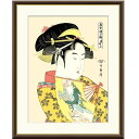 額絵 喜多川歌麿 道成寺 f8・f6・f4サイズ 浮世絵シリーズ 美人画 gk-a5-j5g008(p121) (J5-G008) (代引き不可) 浮世絵 インテリア