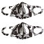 ファッショングッズデザイナーズマスク2枚SETM～Lサイズ/CAT（ hw786 ）アパレル マスク