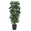 人工観葉植物 グリーンカポック 150 ポット付き 高さ150cm (P44-91826) (代引き不可) インテリアグリーン フェイクグリーン