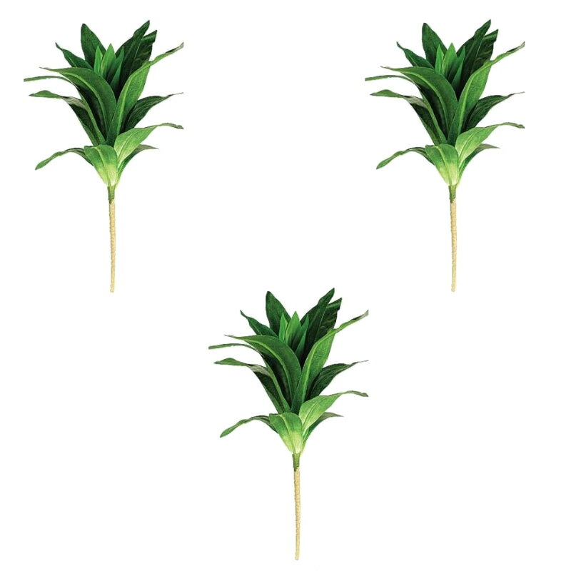 人工観葉植物 エビネ ピック （3本入り） 長さ25cm （P138-96336) （代引き不可） インテリアグリーン フェイクグリーン